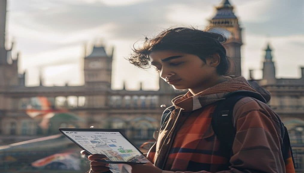 United Kingdom study-abroad news hero: Big Ben / Tower Bridge with national flag or map symbolism — Best universities for a Master’s in Data Science for Indian students are typically strong UK MSc Data Science, AI, Analytics, and conversion