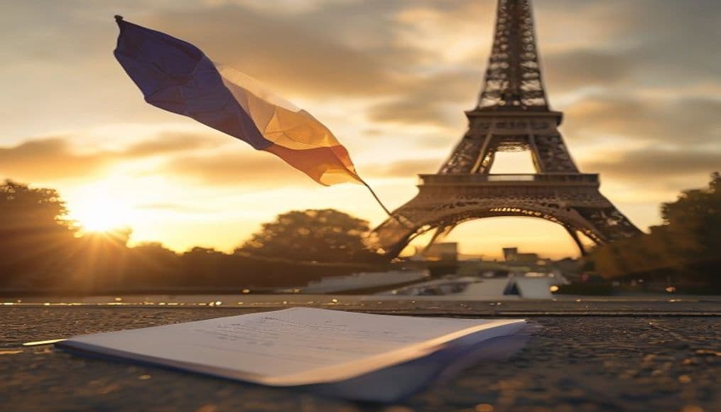 France study-abroad news hero: Eiffel Tower with national flag or map symbolism — INSEAD (/ˈɪnsiæd/ IN-see-ad; French: Institut européen d'administration des affaires, lit. 'European Institute of Business Administration')[